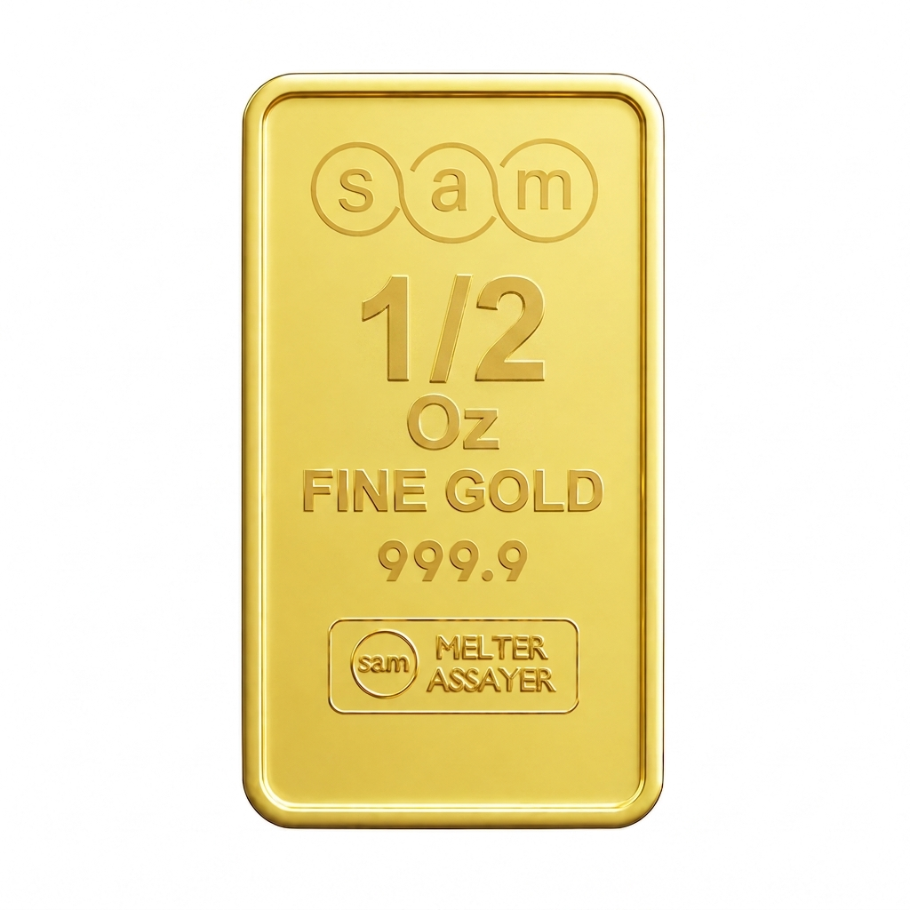 Gold 15.55 Grams Ingot - SAM