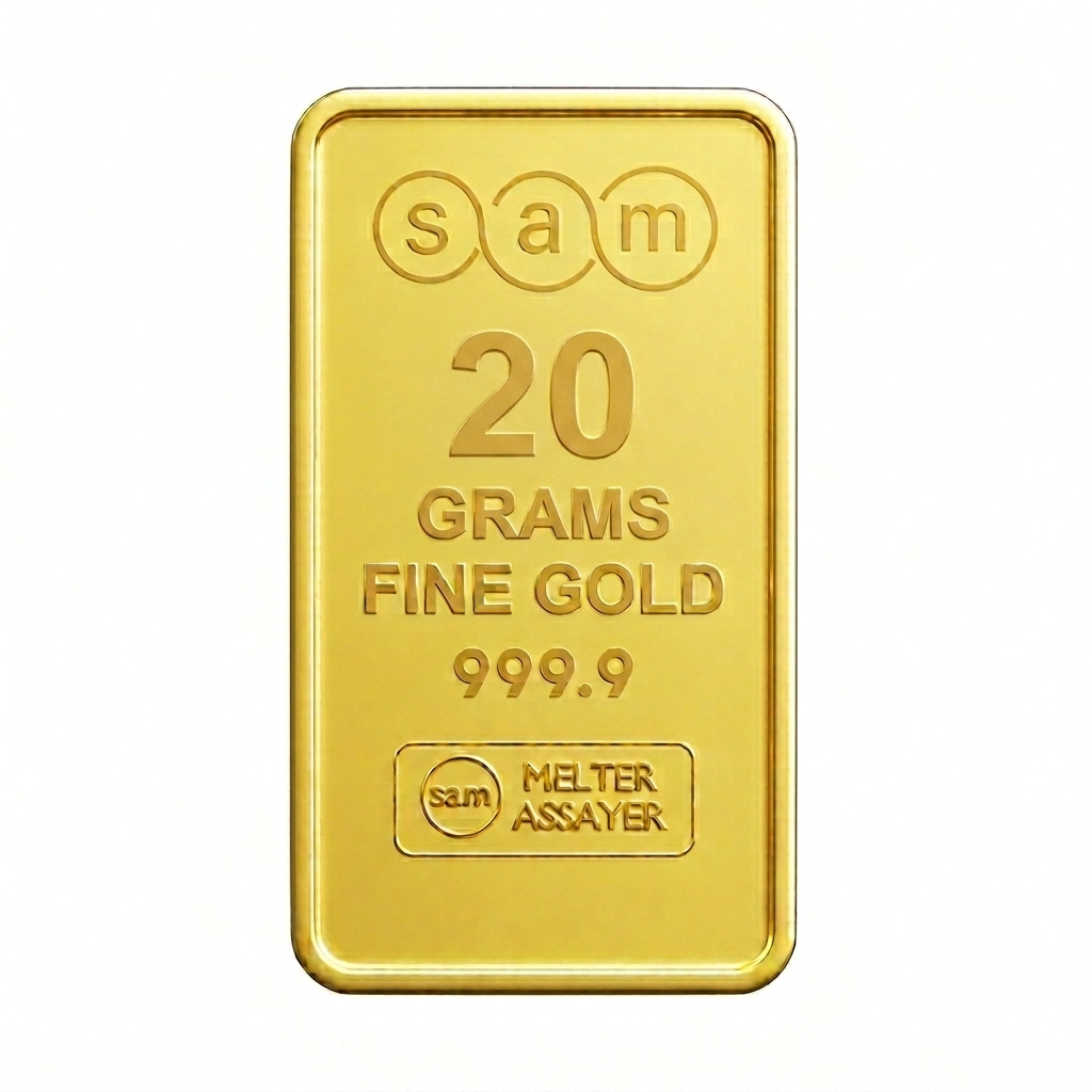 20 Grams Gold Ingot - SAM