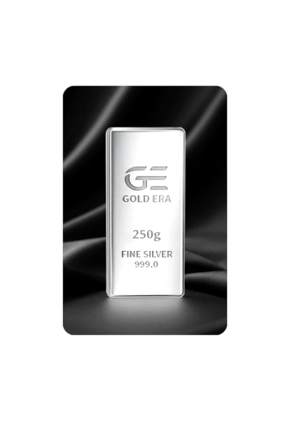 Silver 250 Gram Bar Gold Era