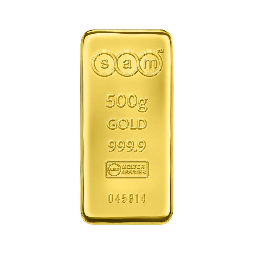 SAM 500g Gold Bar 24K