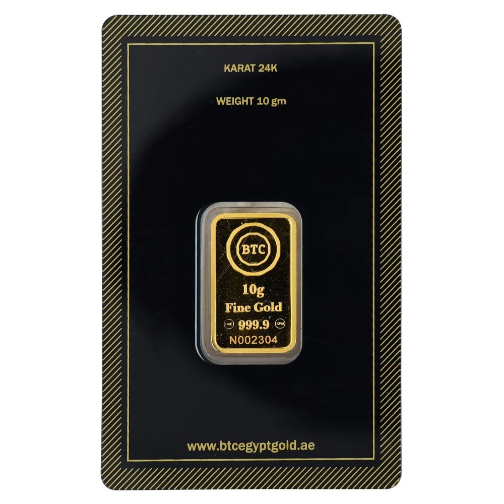 BTC 10 Gram Bullion 24 K
