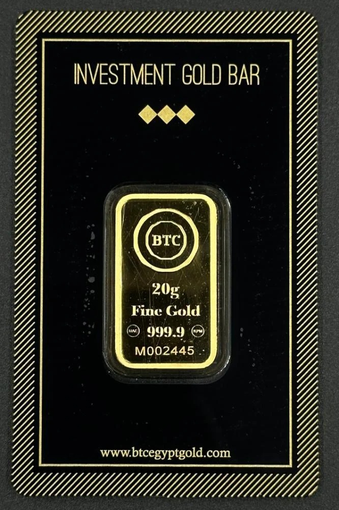 BTC 20 Gram Bullion 24K