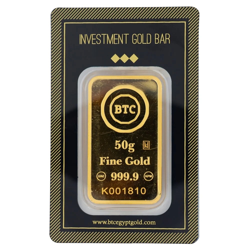 BTC 50 Gram Bullion 24 K