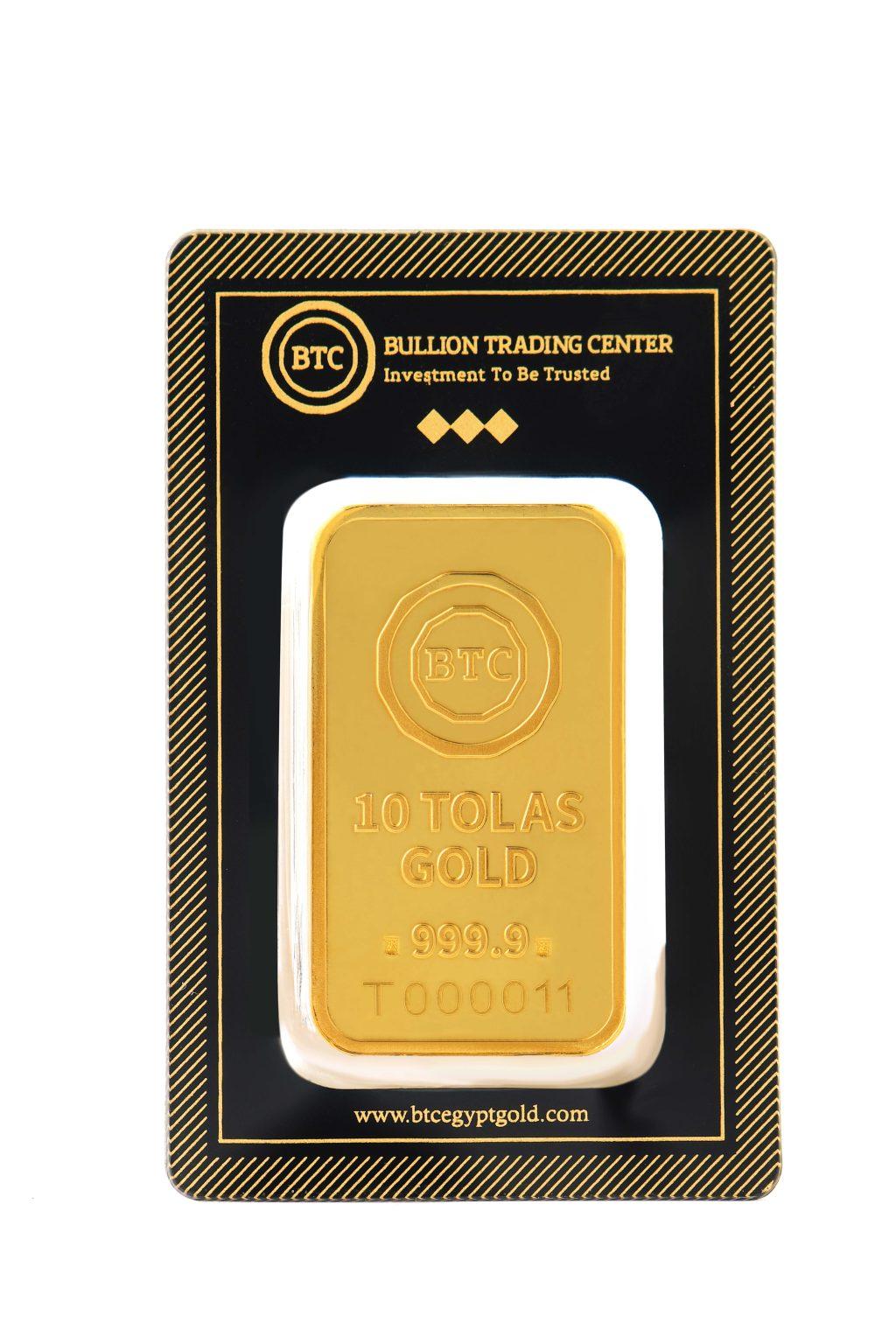 116 Gram Bullion 24 K ( 10 Tolla  ) BTC