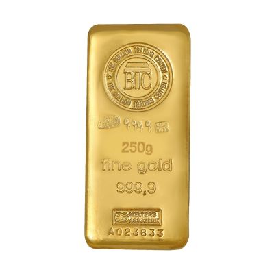 BTC 250g Gold Bar 24K