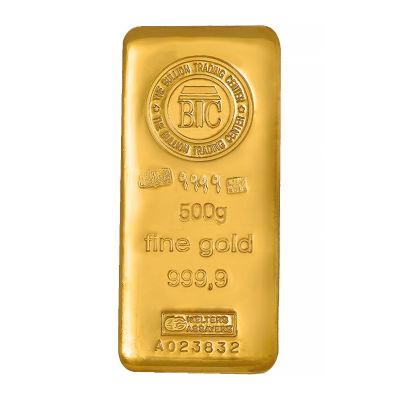BTC 500g Gold Bar 24K