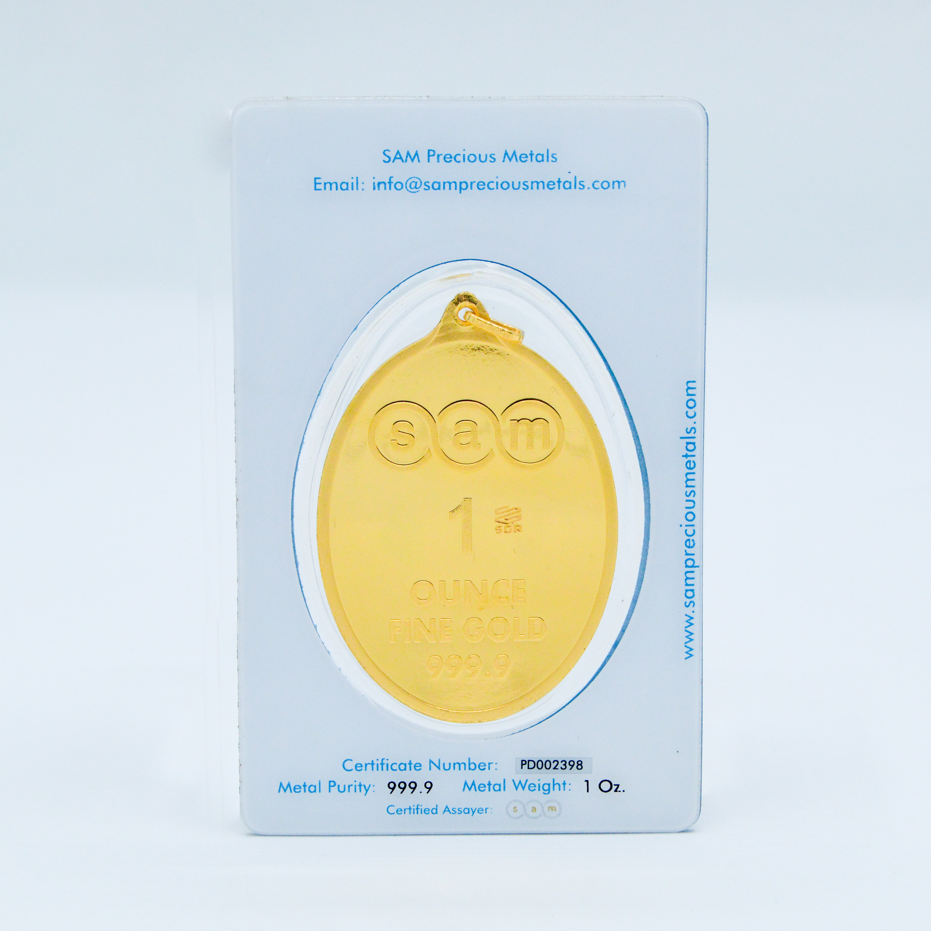 31.10 Gram Gold Bullion 24K (Wearable Collection) - SAM